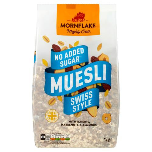 Mornflake Classic Swiss Muesli No Added Sugar 1kg