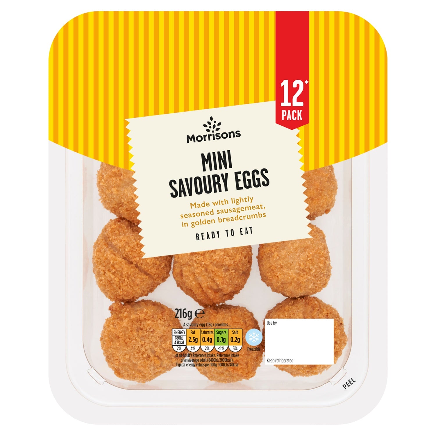 Morrisons 12 Mini Savoury Eggs 216g