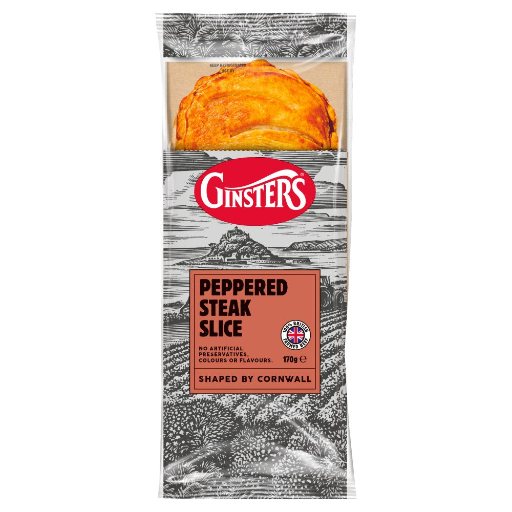 Ginsters Peppered Steak Slice 170g