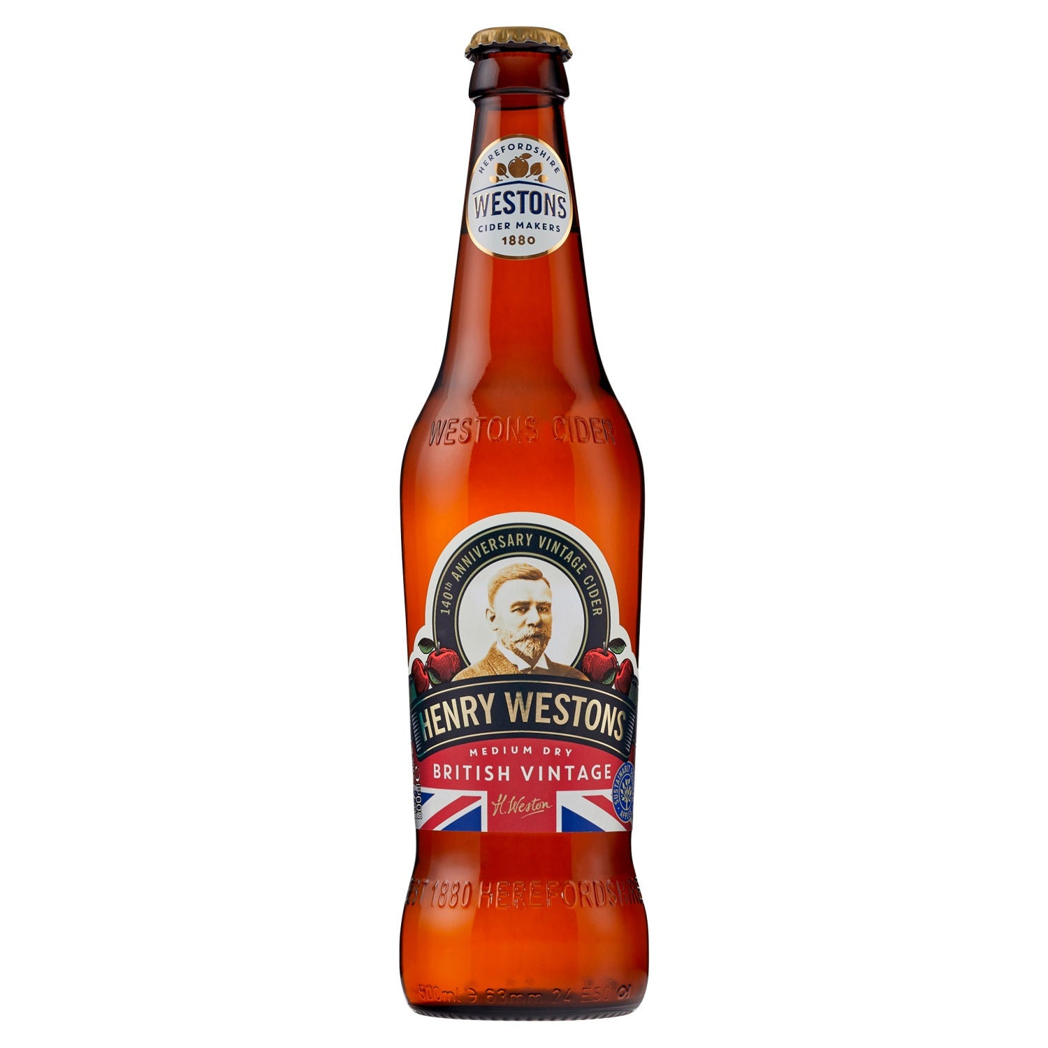 Henry Westons British Vintage Cider 500ml 7.3%