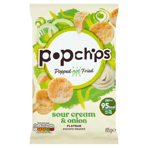 Popchips Sour Cream & Onion 85g