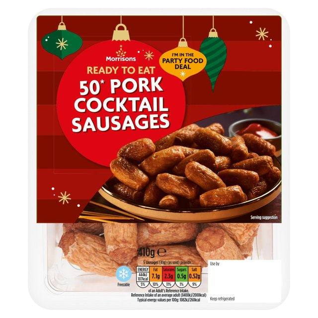 Morrisons 50 Pork Cocktail Sausages