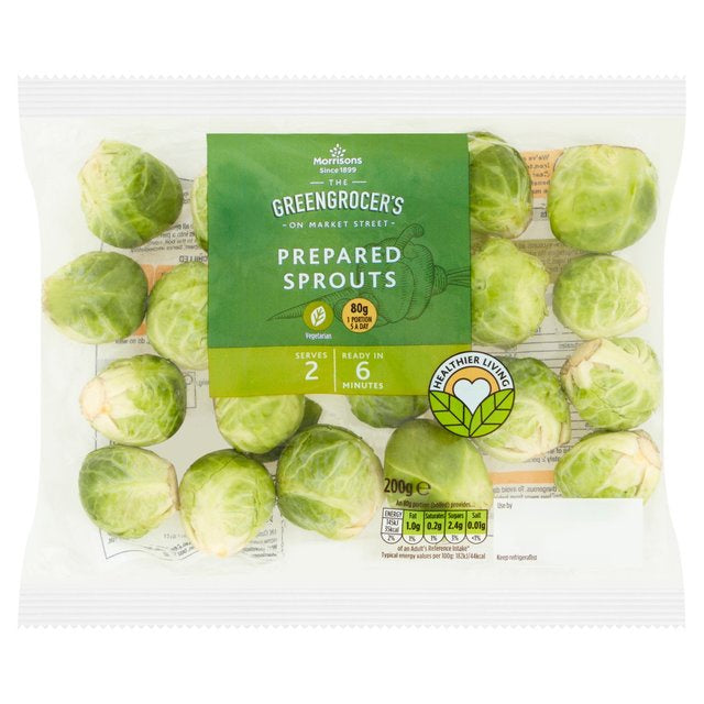 Morrisons Peeled Sprouts 200g