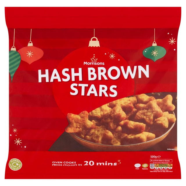 Morrisons Hash Brown Stars 500g