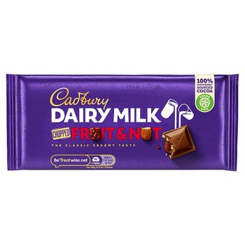 Cadbury Fruit & Nut Chopped 95g