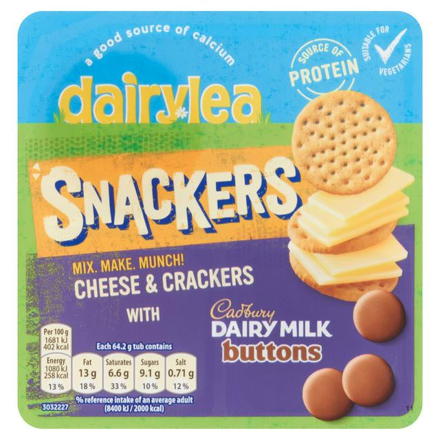 Dairylea Snackers With Cadbury Giant Buttons 64.2g