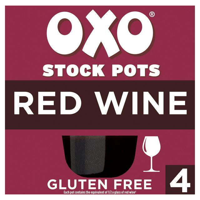 OXO 4 Stock Pots Red Wine 20g