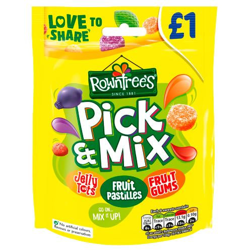 Rowntrees Mixed Pouch Pm Â£1 120G