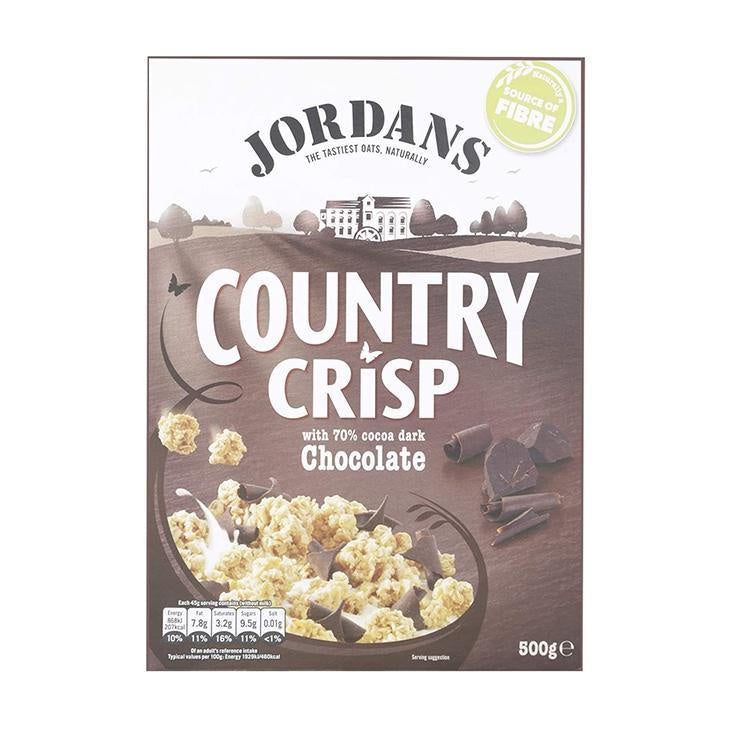 Jordans Country Crisp With 70% Cocoa Dark Chocolate 500g