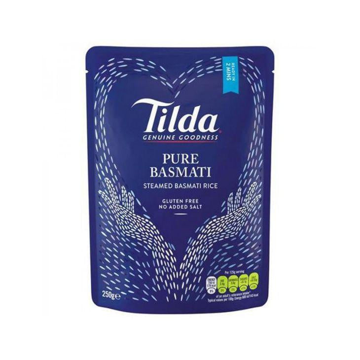 Tilda Steamed Basmati Rice Pure 250g