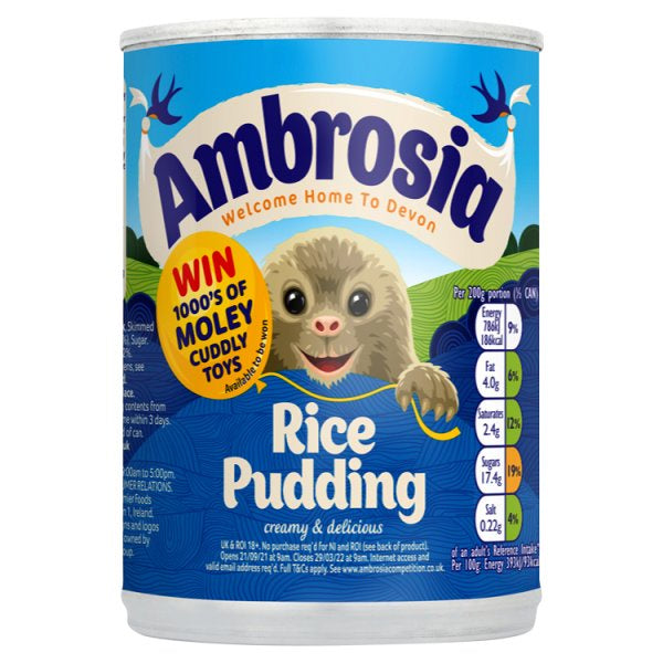 Ambrosia Pudding Rice 400g