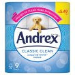 Andrex Classic Clean Toilet Tissue 9pk PM