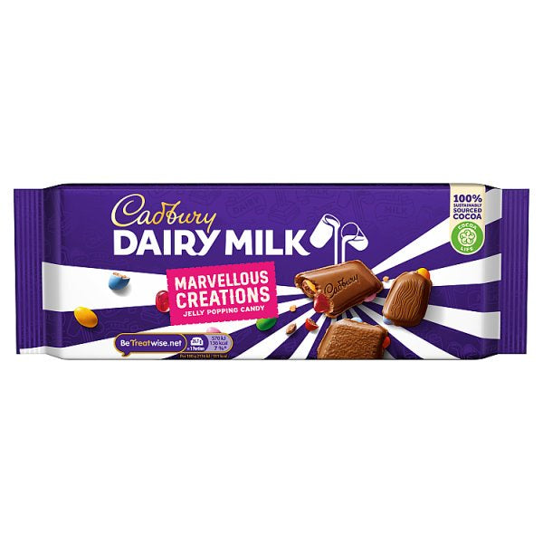 Cadbury Dairy Milk Marvellous Creations Jelly Popping Candy 160g