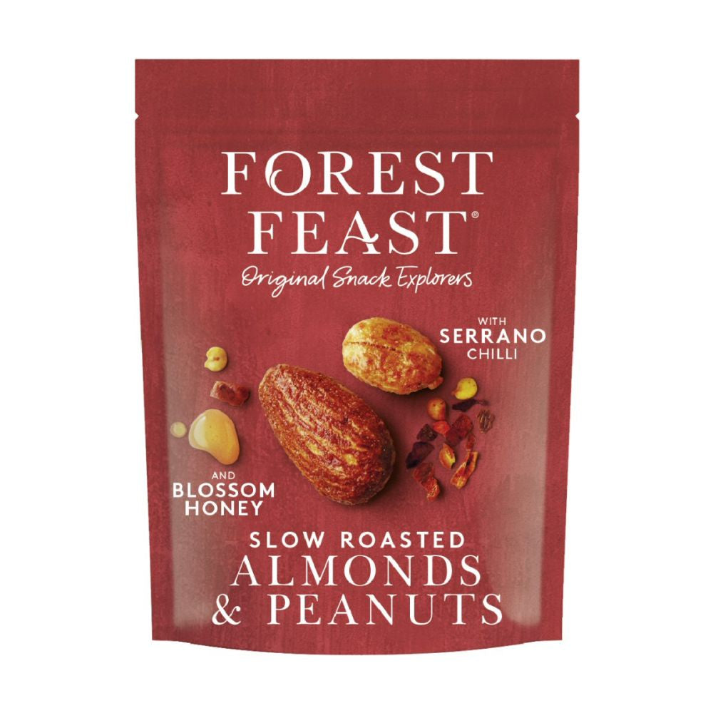 Forest Feast Serrano Chilli Honey Peanuts and Almonds 120g