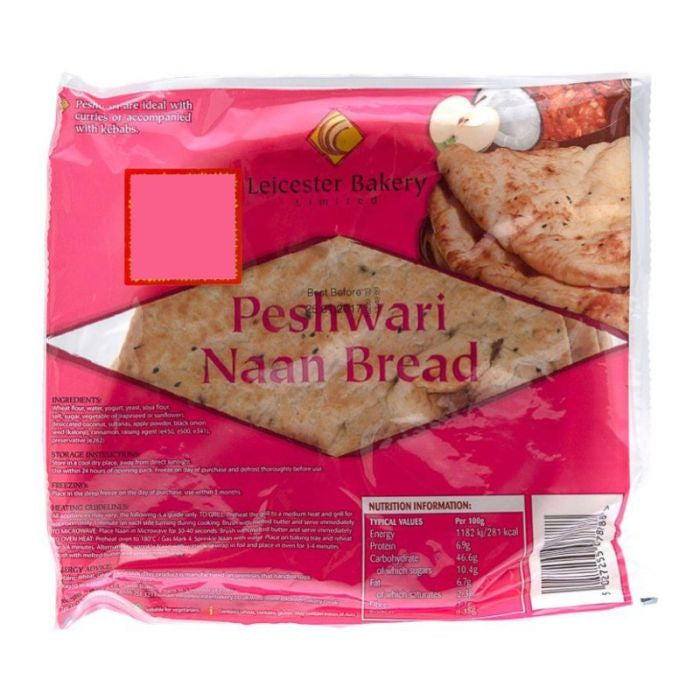 Leicester Bakery Peshwari Naan Bread