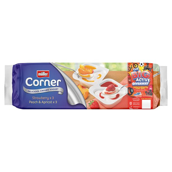 Muller Corner Mixed Fruit Yogurts 6 x 136g