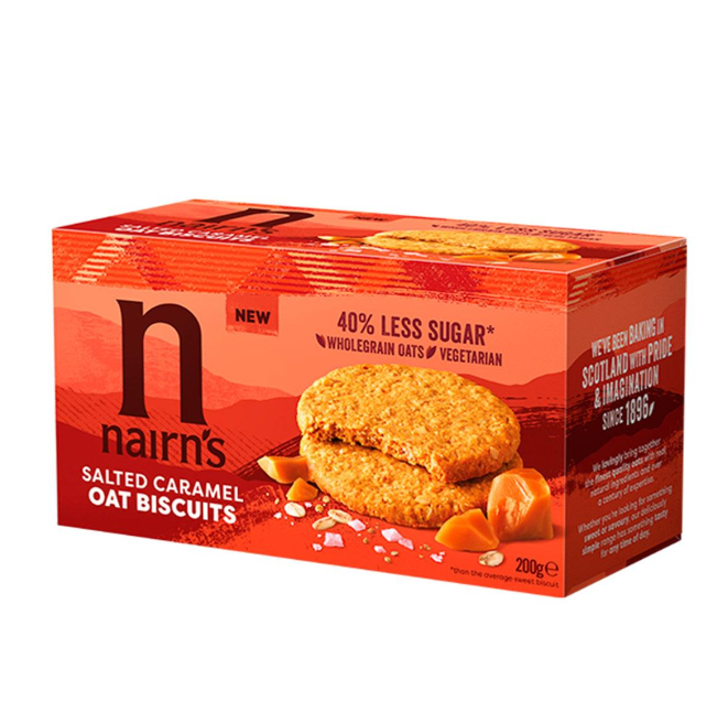 Nairn's Salted Caramel Wheat Free Oat Biscuits 200g