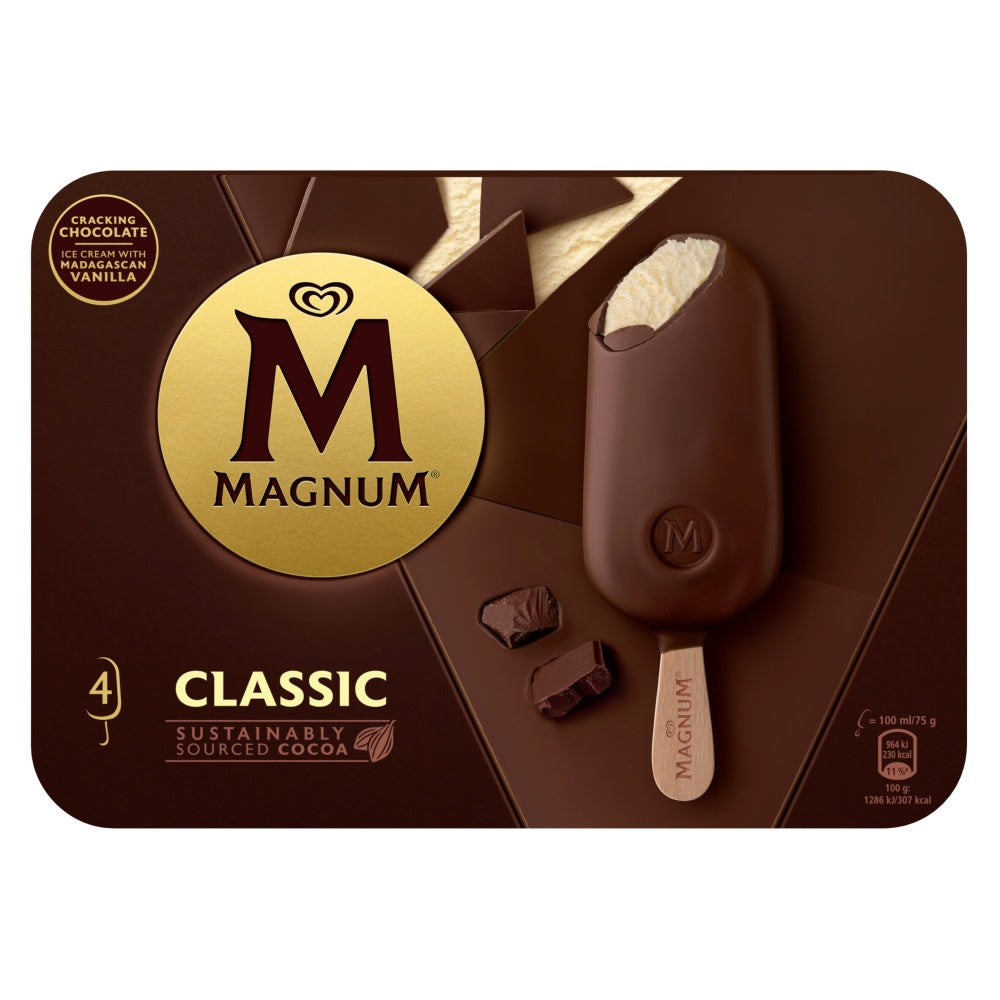 Magnum Classic 4 x 100ml