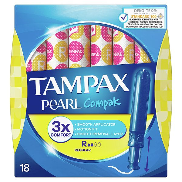 Tampax Compak Pearl Regular 18S