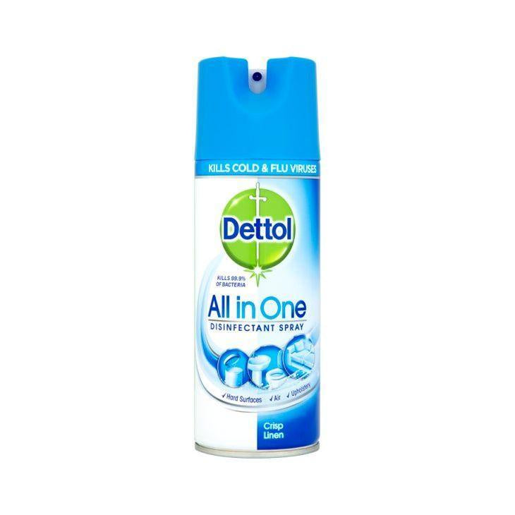 Dettol Disinfectant Room Spray Crisp Linen 400ml