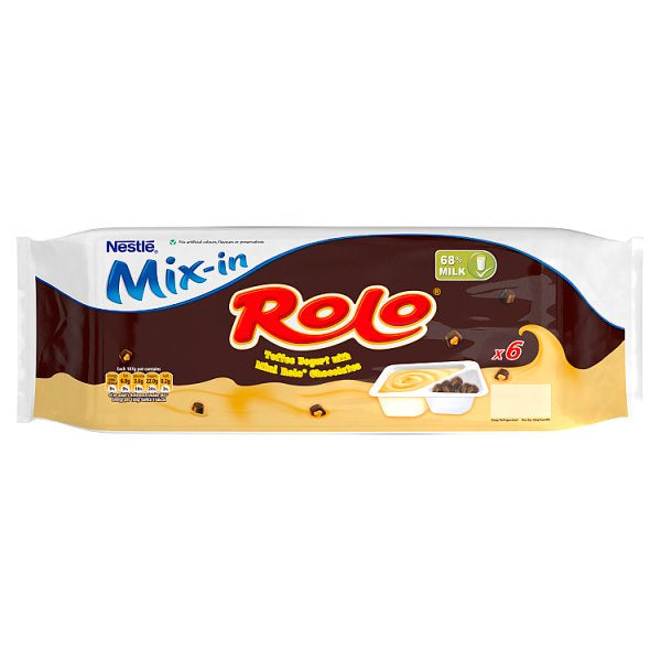 Rolo Mix In Toffee Yogurt With Mini Rolos 107g x 6pk