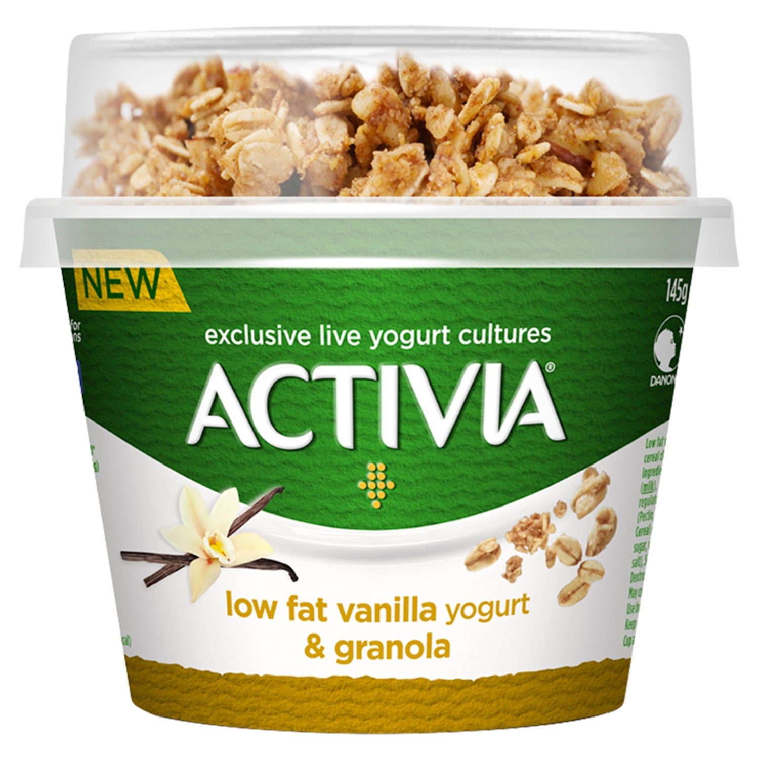 Activia Vanilla With Granola 165g