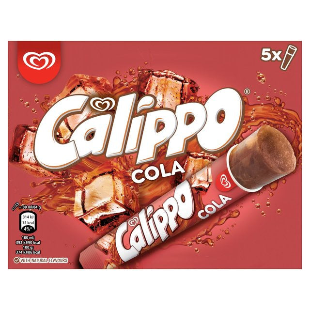 Calippo Cola Ice Lollies 5x80ml