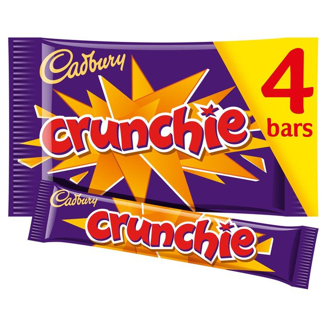 Cadbury 4 Crunchie Bars 128g