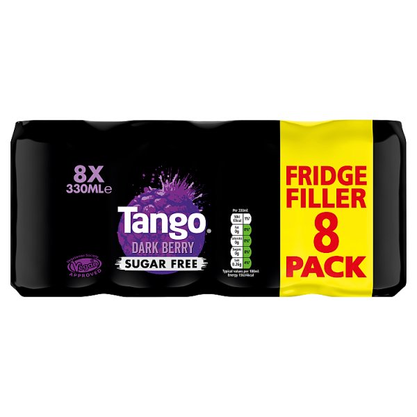 Tango Sugar Free Dark Berry 8x 330ml