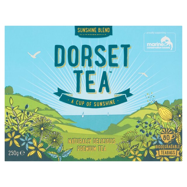 Dorset Tea Sunshine Blend 80 Teabags 250g