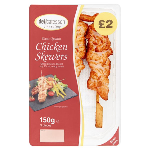 Dfe Chicken Skewers 150g Pm £2