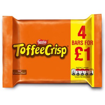 Nestle Toffee Crisp 4pk.