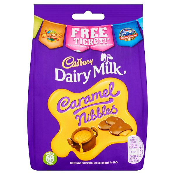 Cadbury Dairy Milk Caramel Nibbles 120g