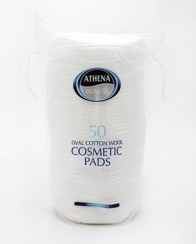 Athena Cotton Oval Cosmetic Pads 50