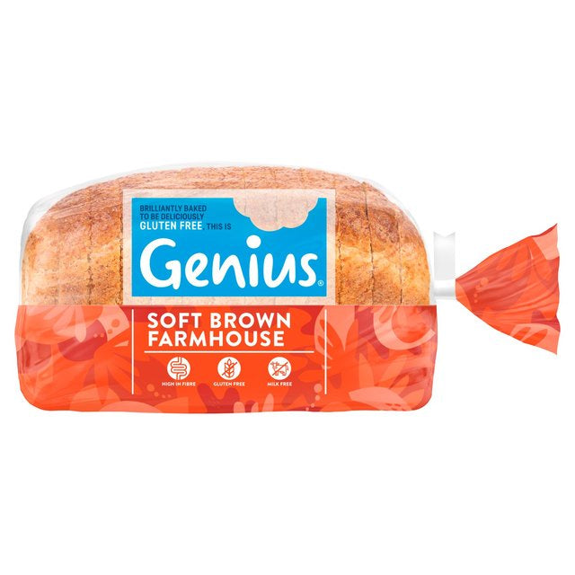 Genius Gluten Free Brown Sandwich Loaf 430G