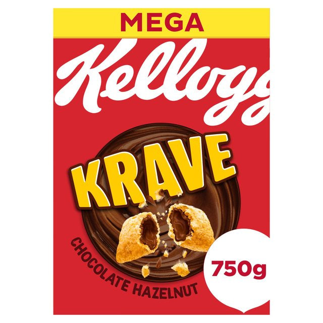 Kelloggs Krave Chocolate Hazelnut 750g