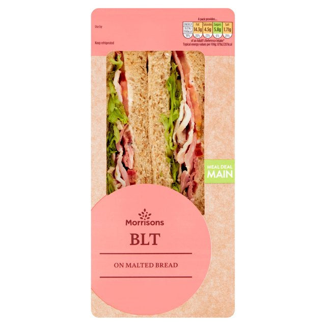 Morrisons Bacon Lettuce & Tomato Sandwich