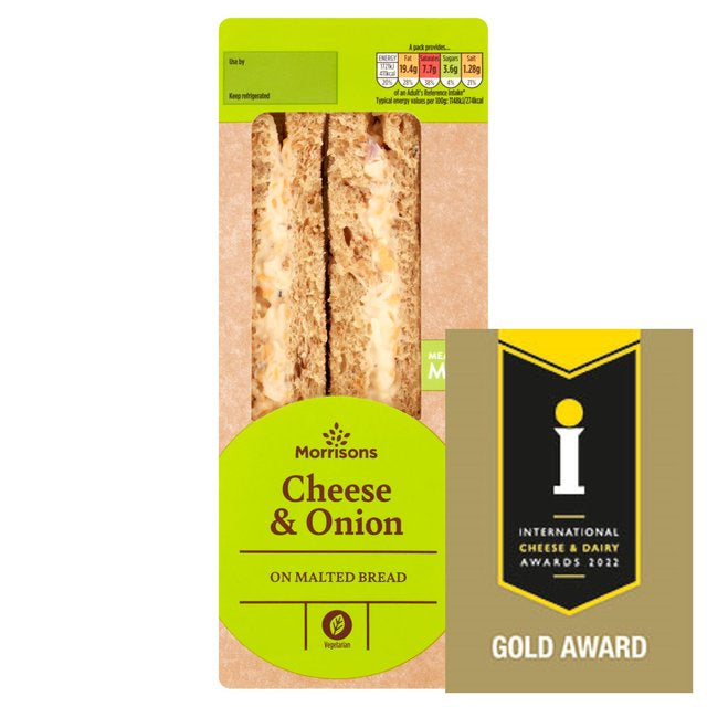 Morrisons Sandwich Cheese & Onion