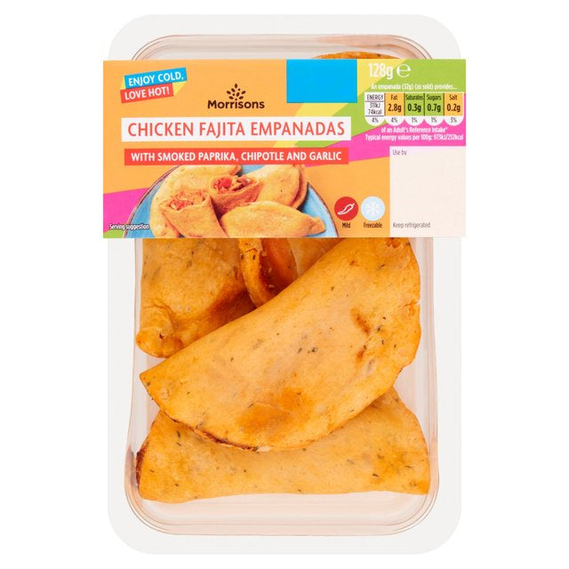 Morrisons Chicken Fajita Empanadas 128G