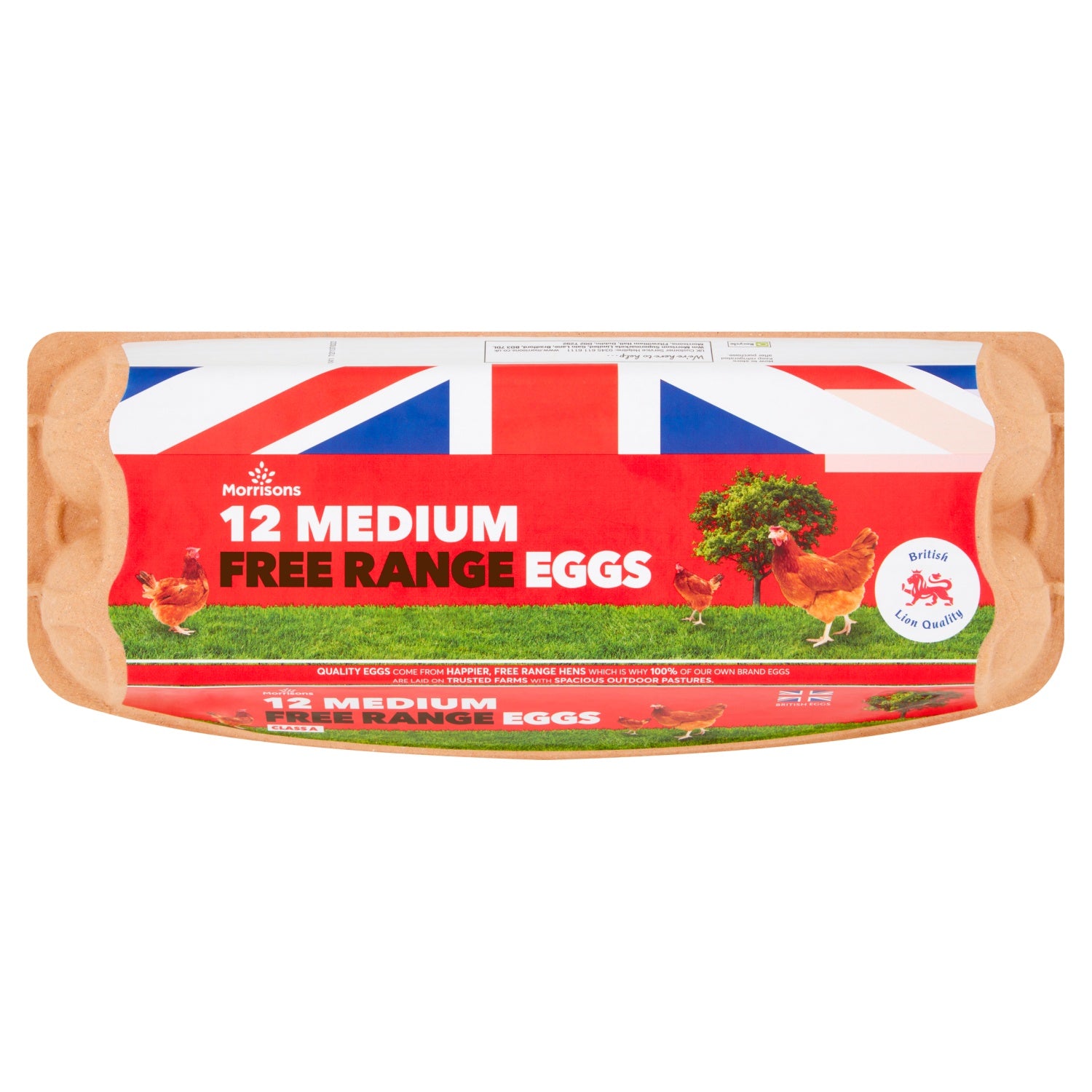 M Medium Free Range Eggs x 12