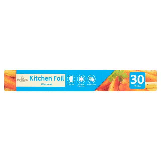 Morrisons Kitchen Foil 300mm Wide 30m