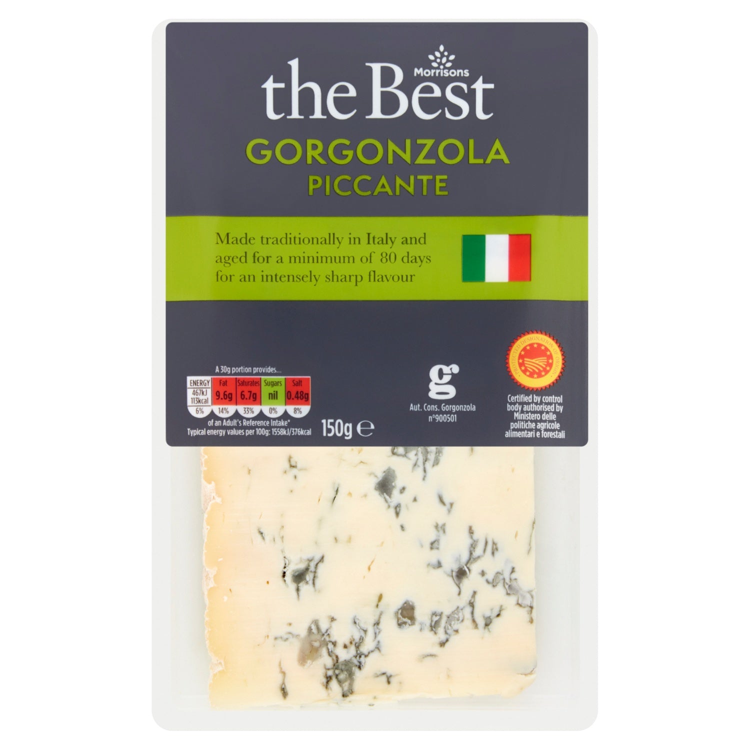 Morrisons The Best Gorgonzola Picante 150g