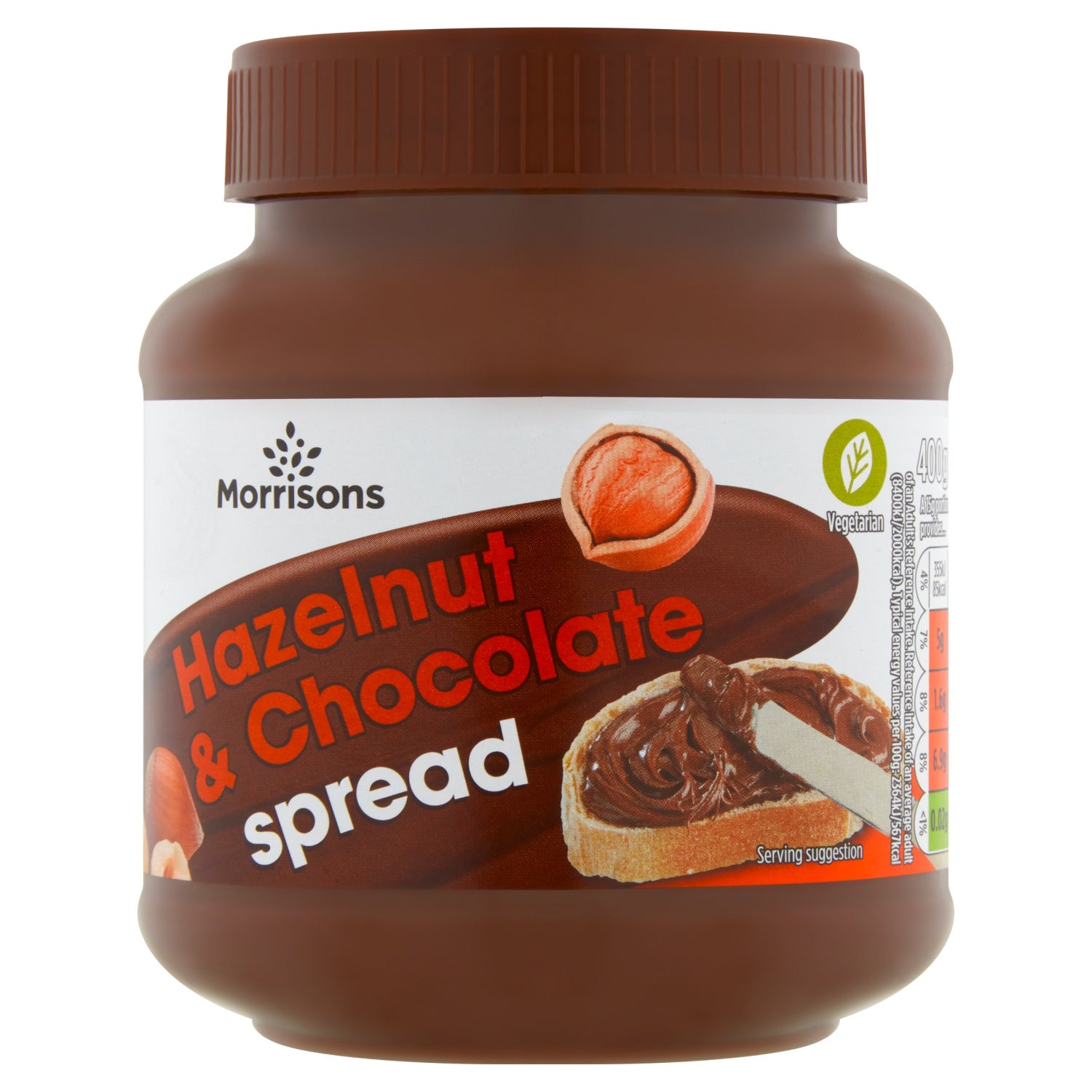 Morrisons Hazelnut Chocolate Flavour Spread 400g