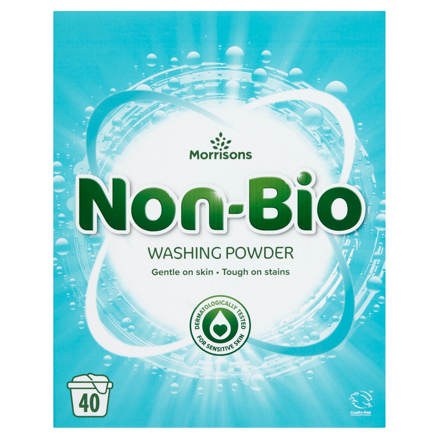 Morrisons Laundry Powder Non Bio 40 Wash 2.6Kg
