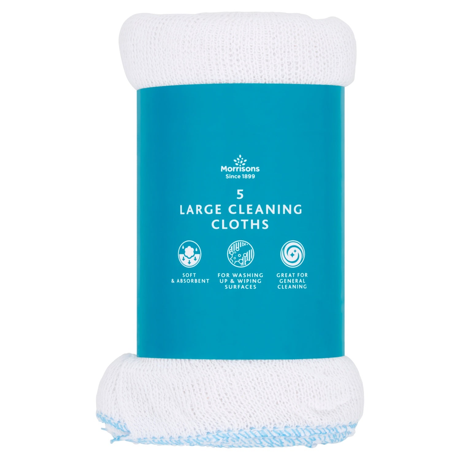 Morrisons Large Cleaning Cloths 5pk