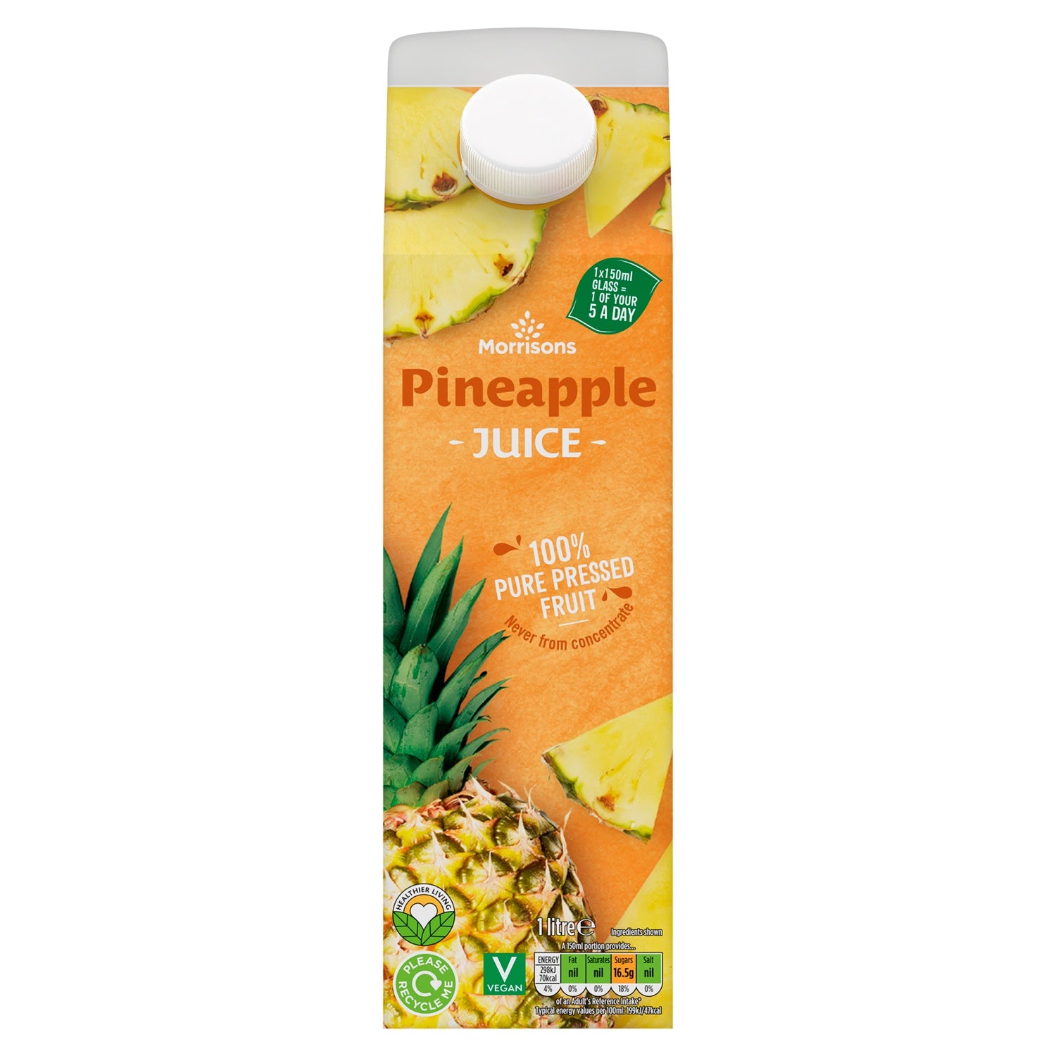 Morrisons 100% Pineapple Juice 1L