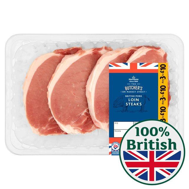 Morrisons British Pork Loin Steaks 400g