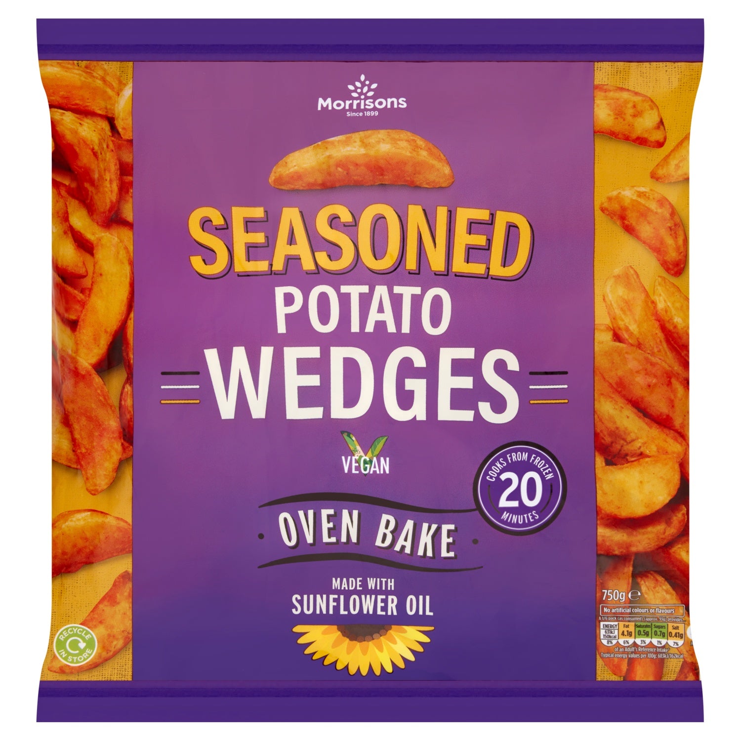 Morrisons Seasoned Southern Fried Wedges 750g