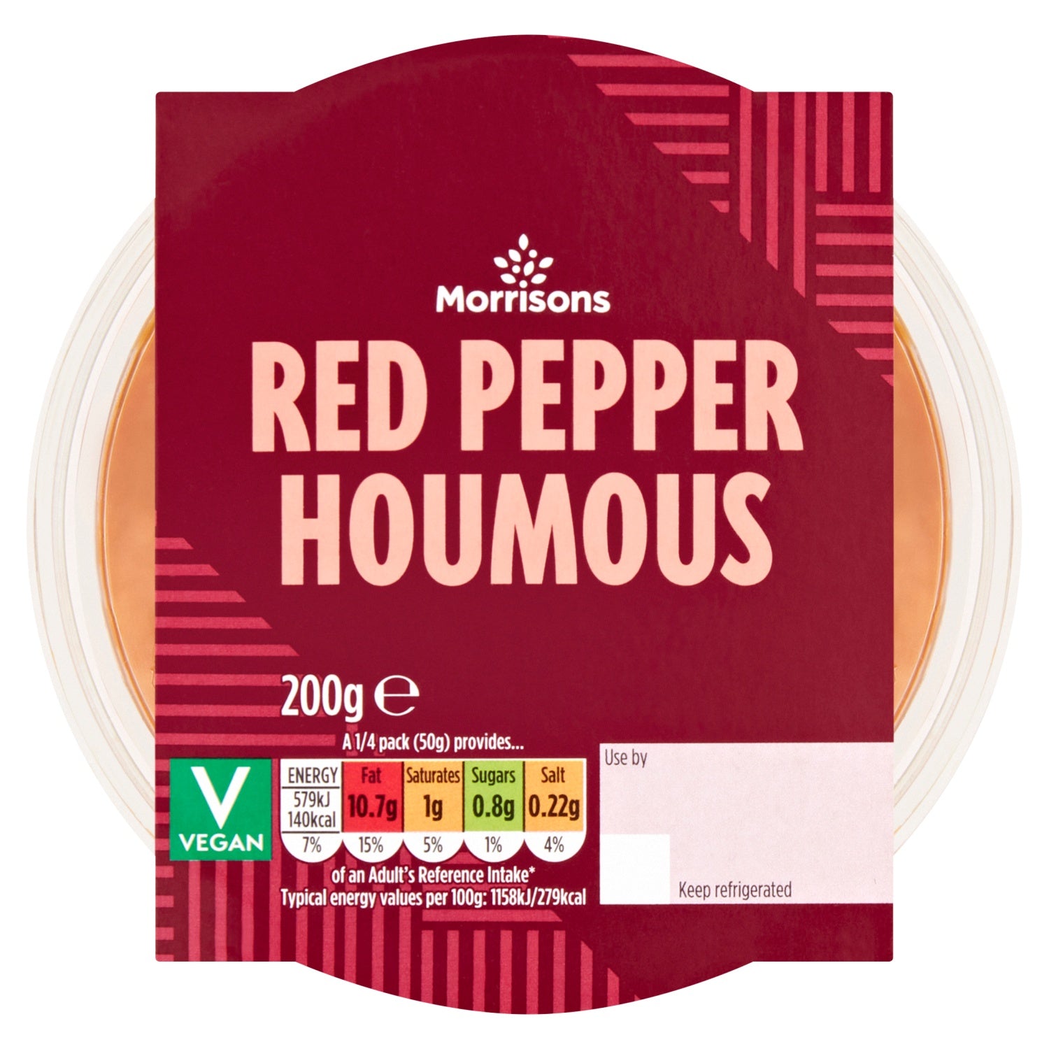 M Red Pepper Houmous 200g [149]