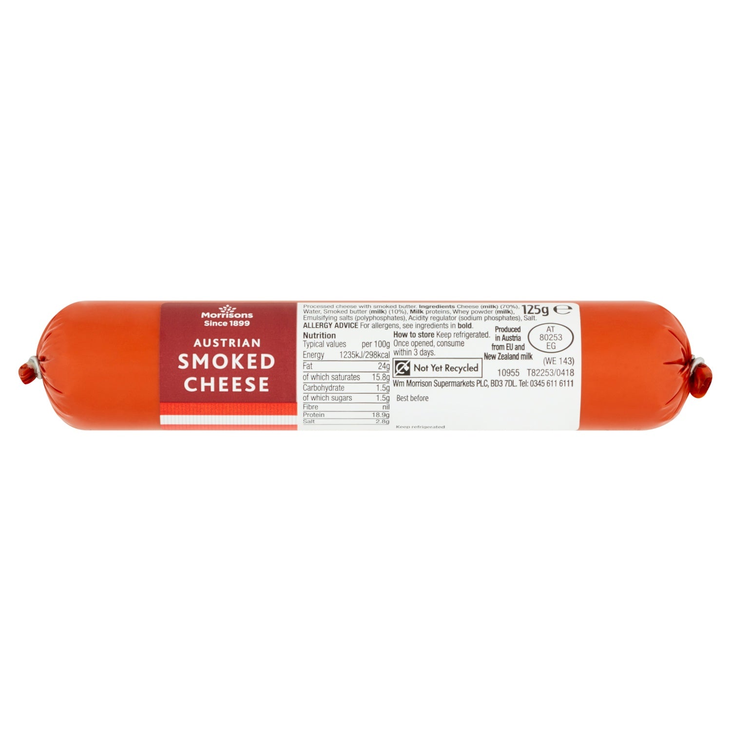 Morrisons Smoked Cheese Smooth Creamy 125g